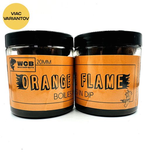 Dipované Boilies Orange Flame WCB 240ml
